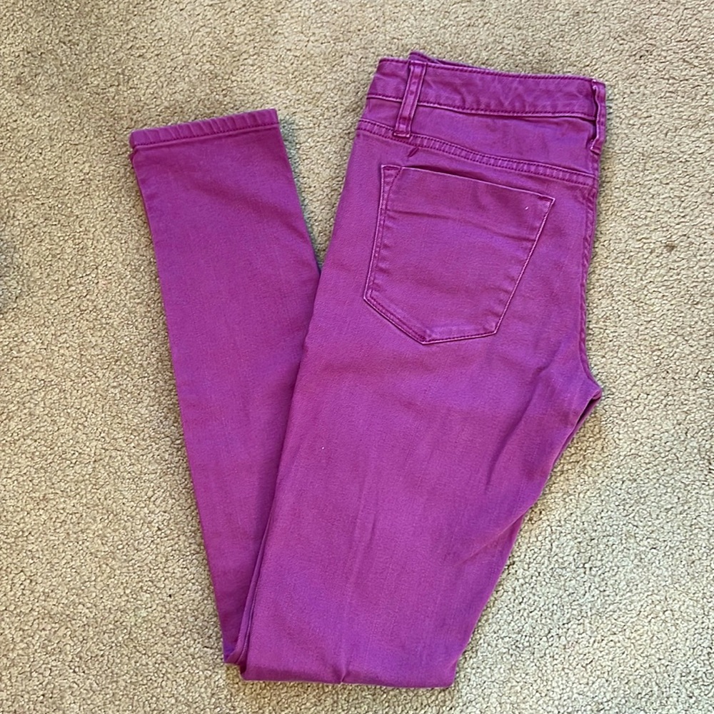 Plum colored jeans